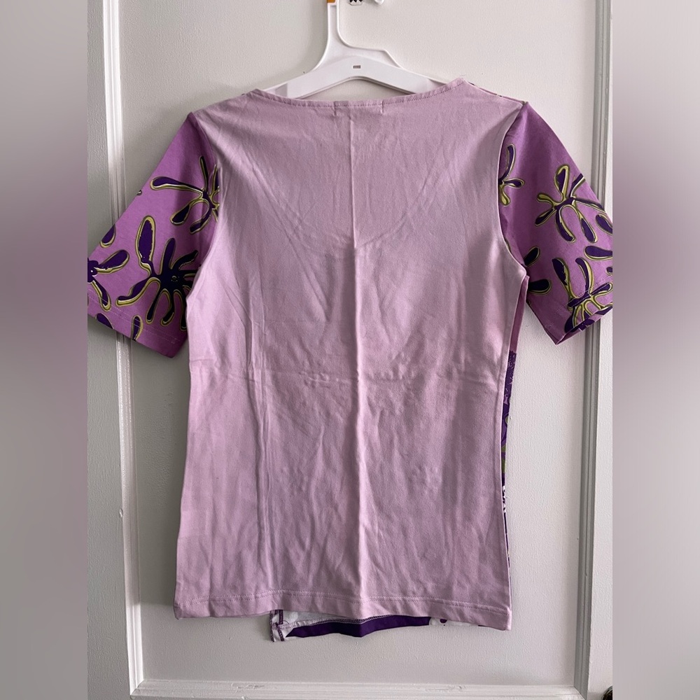 Women’s Tshirt Short Sleeve purple Color Size 1 - Picture 4 of 14